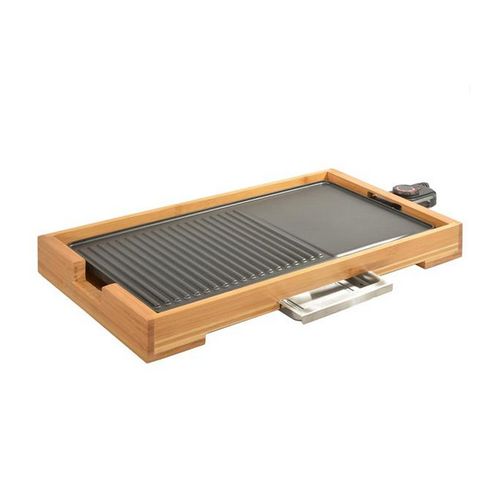 Plancha Gril De Table 2000w Bambou Kcwoodpla2000