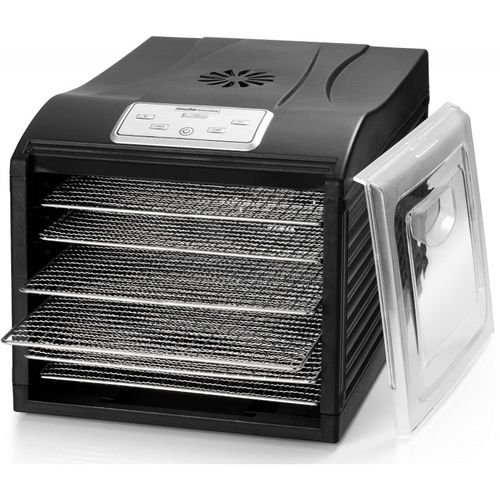Déshydrateur 6 Plateaux Inox Noir Secco6black