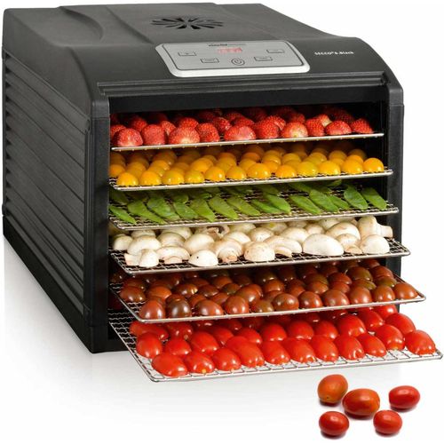 Déshydrateur 6 Plateaux Inox Noir Secco6black