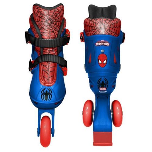 Patins En Ligne Ajustables Spider-man Taille 27-30 — 3 Roues Convertible 2-en-1