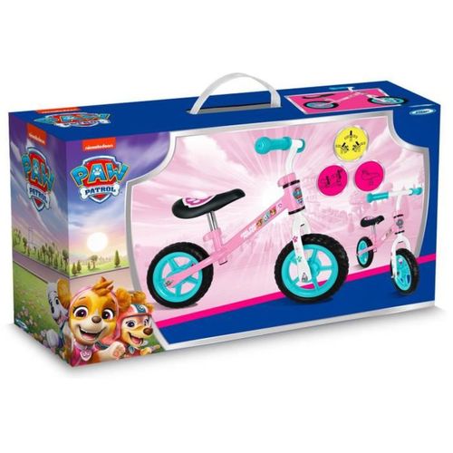 Draisienne 10 Pouces Pat'patrouille Rose — Cadre Acier, Roues Eva, 2–5 Ans