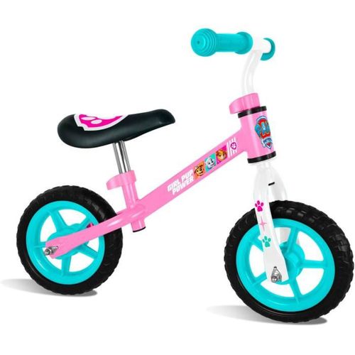 Draisienne 10 Pouces Pat'patrouille Rose — Cadre Acier, Roues Eva, 2–5 Ans