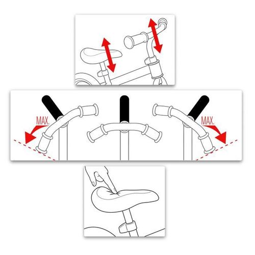 Draisienne Skids Control Avec Repose-pieds Vert