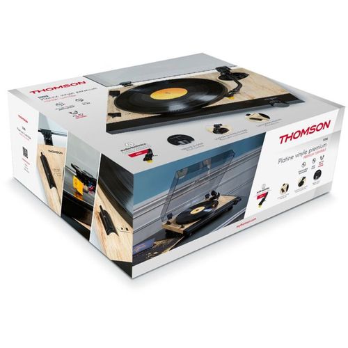 Platine Vinyle Pré-amplifiée Tt702 – Entraînement Par Courroie, Cellule At91