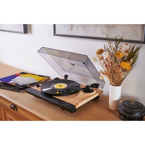 Platine Vinyle Pré-amplifiée Tt702 – Entraînement Par Courroie, Cellule At91