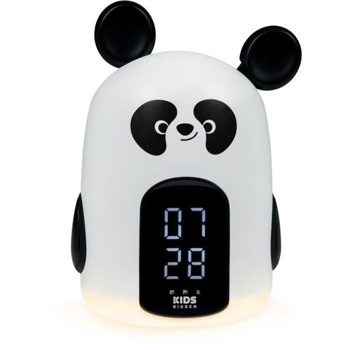 Réveil Et Veilleuse Panda - Bigben Interactive - Minuteur - Radio Réveil - Blanc Et Noir