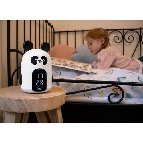 Réveil Et Veilleuse Panda - Bigben Interactive - Minuteur - Radio Réveil - Blanc Et Noir