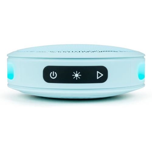 Bigben Party - Enceinte Bluetooth Ronde Avec Dragonne Et Effets Lumineux - 15w - Bleu Pastel
