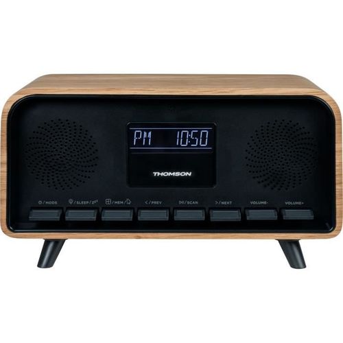 Radio Réveil - Bluetooth - Dab - Gamme Vintage Cosy