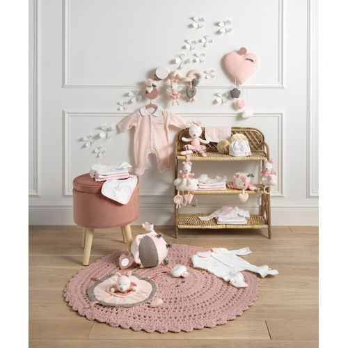 Doudou Petite Souris Danseuse étoile En Velours Rose