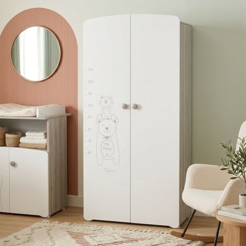 Teddy - Armoire Chambre Bébé 2 Portes