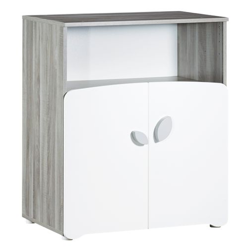 New Leaf - Commode À Langer 2 Portes + 1 Grande Niche