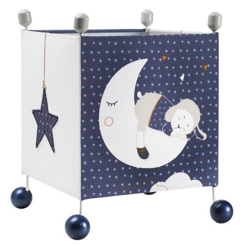Luminaire Enfant à Poser En Tissu Bleu