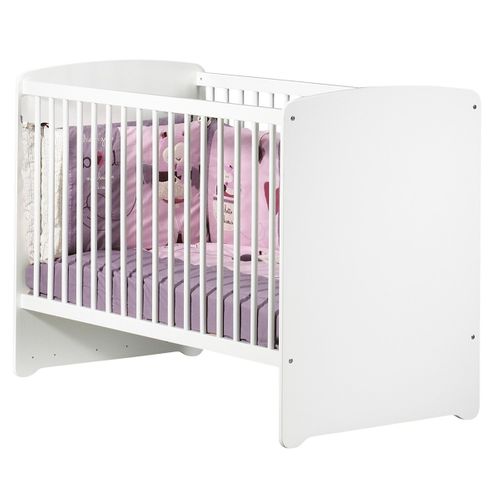 Chambre Complète Bébé Avec Lit à Barreaux, Commode à Langer Et Armoire 2 Portes