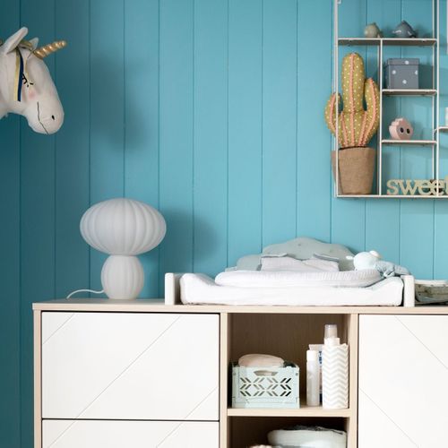 Plan à Langer Pour Grande Commode Happy - Blanc Et Bois