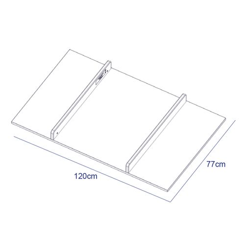 Plan à Langer Pour Grande Commode Happy - Blanc Et Bois