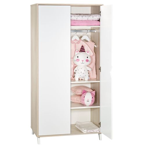 Scandi - Armoire 2 Portes Naturel