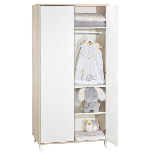 Scandi - Armoire 2 Portes Naturel