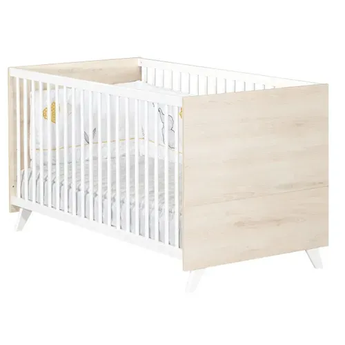 Scandi Naturel - Lit Bébé Évolutif 70x140 - Little Big Bed 70x140