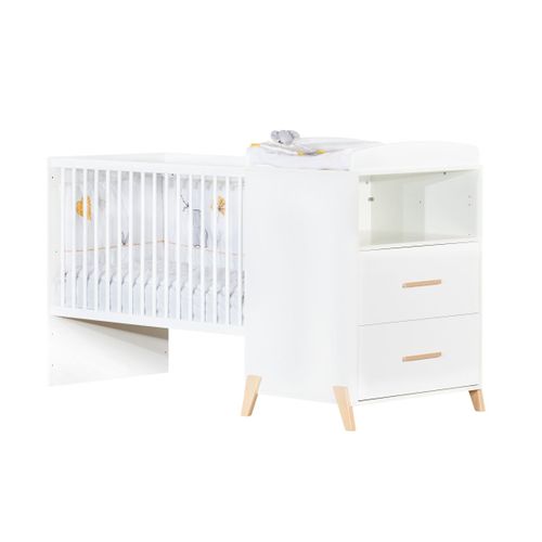 Joy - Lit Combiné Evolutif 60x120 en 90x190 - Naturel