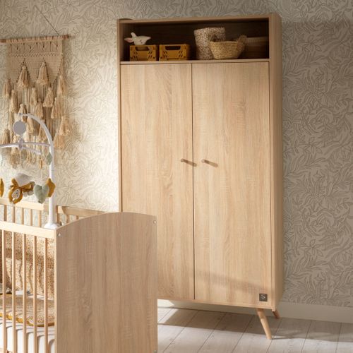Armoire 2 Portes 1 Niche Access - Bois De Chêne