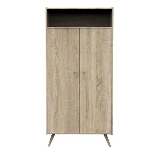 Armoire 2 Portes 1 Niche Access - Bois De Chêne