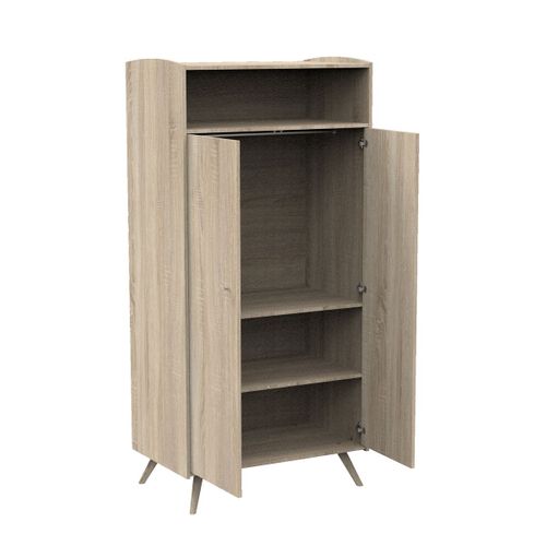 Armoire 2 Portes 1 Niche Access - Bois De Chêne