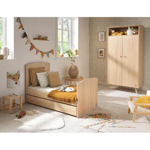 Armoire 2 Portes 1 Niche Access - Bois De Chêne