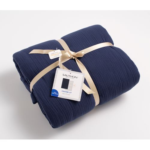 Couvre Lit Bébé 90x140 Cm En Double Gaze De Coton