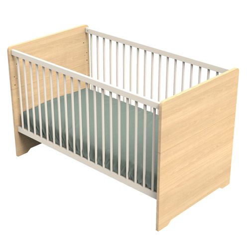 Lit évolutif 140x70 - Little Big Bed En Bois Décor Chêne Miel