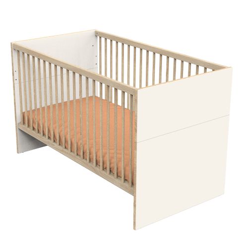 Lit Bébé évolutif 140x70 - Little Big Bed Décor Vanille