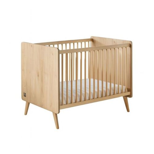 Pack Chambre Bébé Arty - Lit 120x60 Cm, Commode 3 Tiroirs, Armoire Marron