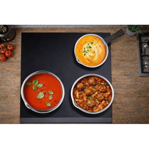 Lot De 3 Casseroles Inox Manche Amovible  Am3456