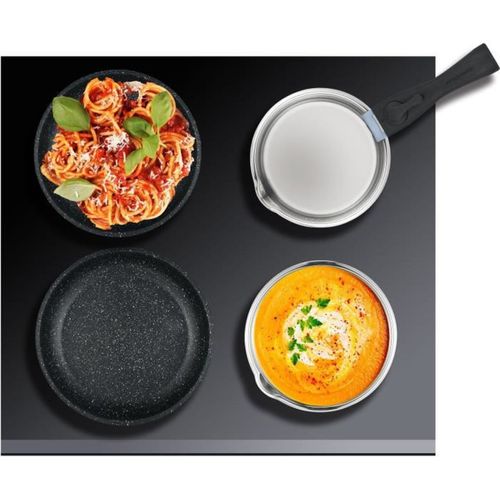 Batterie De Cuisine Induction Arthur Martin AM1275, 6 Pièces Inox, Neuve