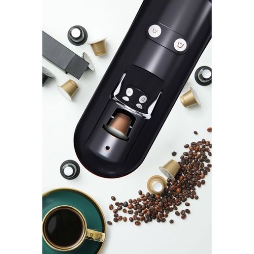 Machine à Café à Capsules Compacte Noire 1400 W, 20 Bars, Espresso Et Lungo
