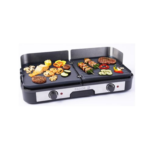 Plancha électrique  Inox Extra Large - 2200 W - Fg823
