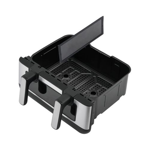 Friteuse Sans Huile 10 L 2400 W, Double Bac 4,5 L, Écran Tactile