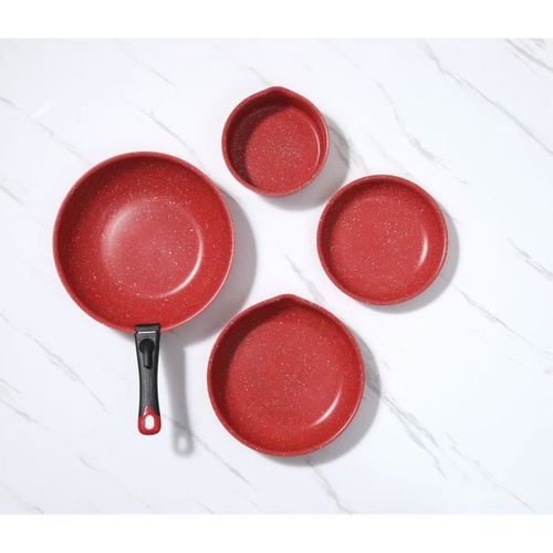 Batterie De Cuisine - Amr41 - Batterie De Cuisine 10 Pieces - Tous Feux Dont Induction