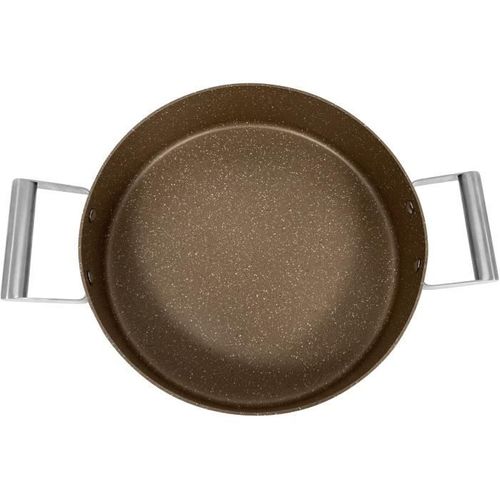 Faitout - Am6523 - 24 Cm Avec Couvercle - Aluminium Forgé - Tous Feux Dont Induction + Four