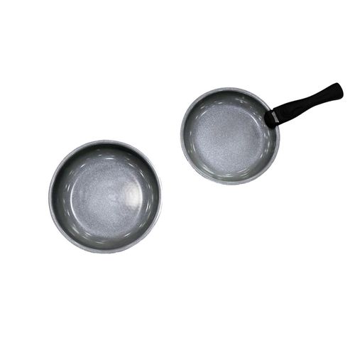 Batterie De Cuisine 18 Pièces En Aluminium - Poignée Amovible, Induction