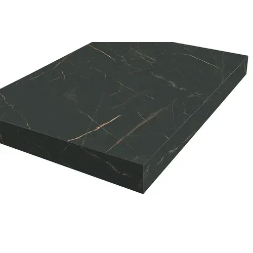 Crédence - marbre noir vue de face