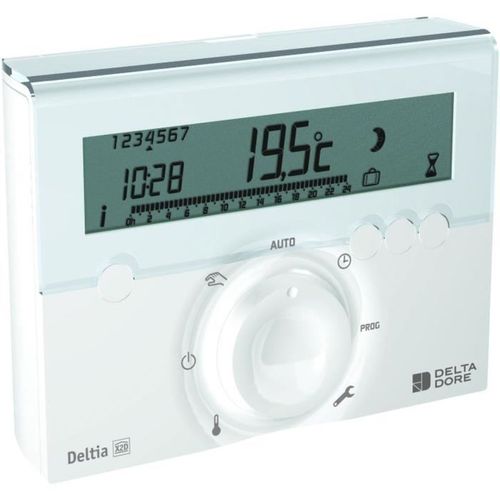 Deltia 8.03 Thermostat Programmable Sans Fil 868 Mhz Avec Récepteur