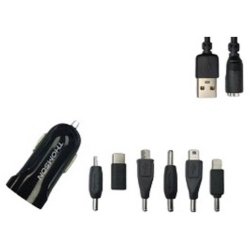 Kit Chargeur + Connecteur - Chargeur Ac - 12/24 V - 6 Connecteurs - 2a - Câble 1 M