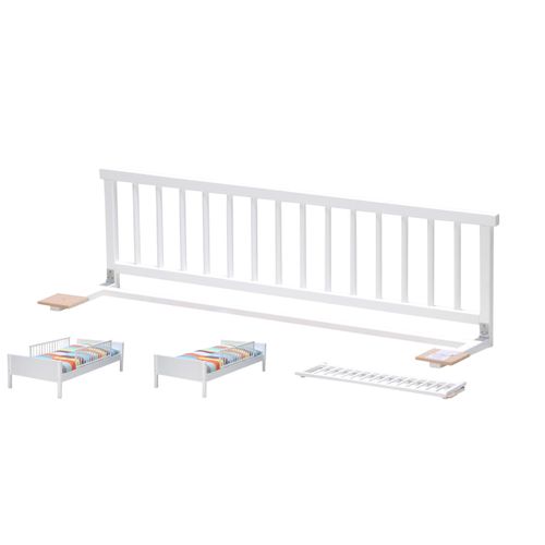 Barrière de lit CHILDREN blanc vue de profil