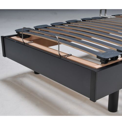 Ensemble 2 Sommiers Relaxation Électrique Flexpur 80x200 / Noir