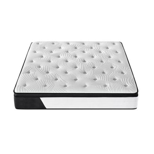 Matelas Ressort 140x190 Cm CASSIE - 30 cm - Accueil Mémoire De Forme