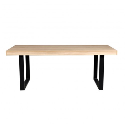 Table à Manger Tivoli 200x90cm - 10 Personnes / Décor Chêne Blanchi