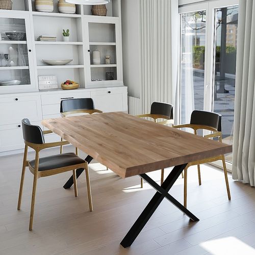 Table à Manger Auvergne 200x100cm - 10 Personnes / Chêne Massif