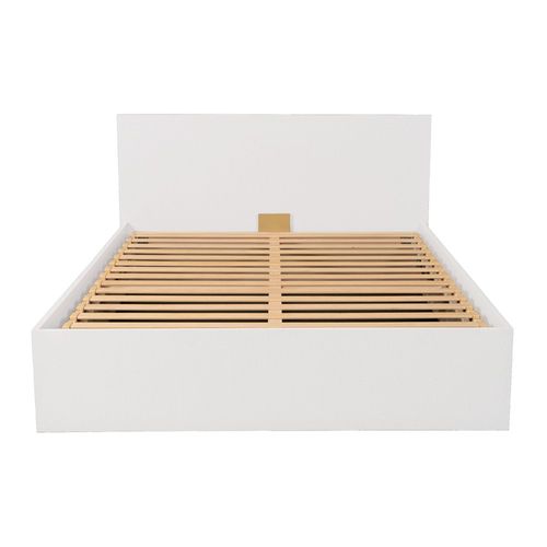 Lit Coffre Madrid 180x200 + 1 Sommier / Blanc