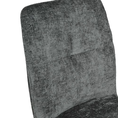 Lot De 4 Chaises Pivotantes De Salle à Manger Cortina / Gris Foncé